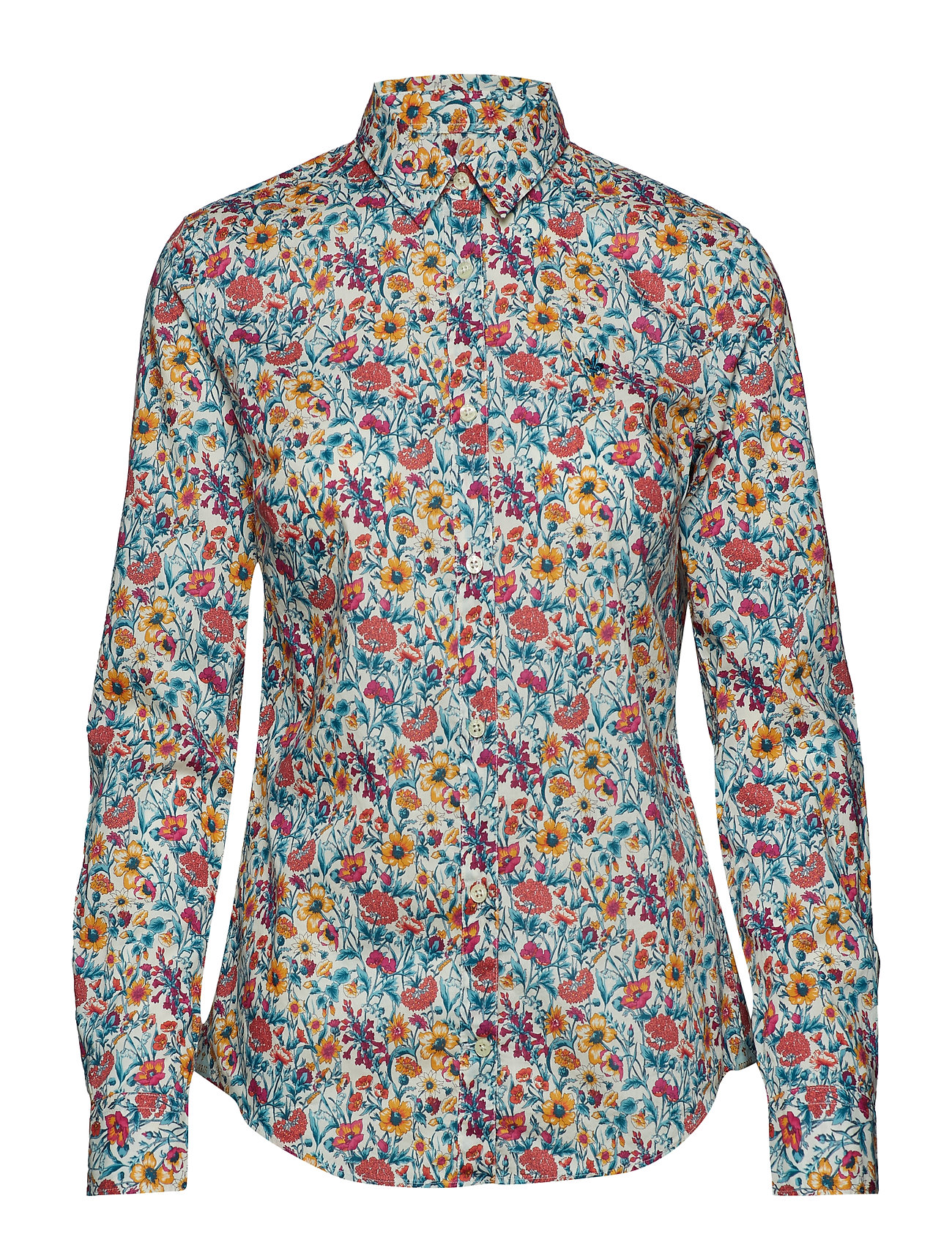 Lily Liberty Mabelle Shirt Overhemd Met Lange Mouwen Oranje Morris Lady morris lady kopen in de aanbieding