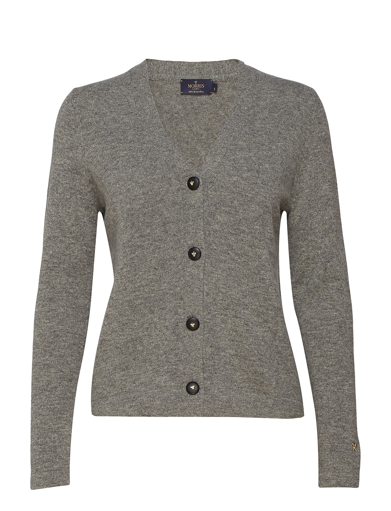 Alyson Cardigan Gebreide Trui Grijs Morris Lady morris lady kopen in de aanbieding