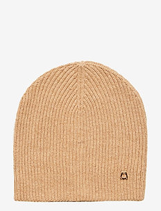 Aubrey Ribbed Beanie - CAMEL