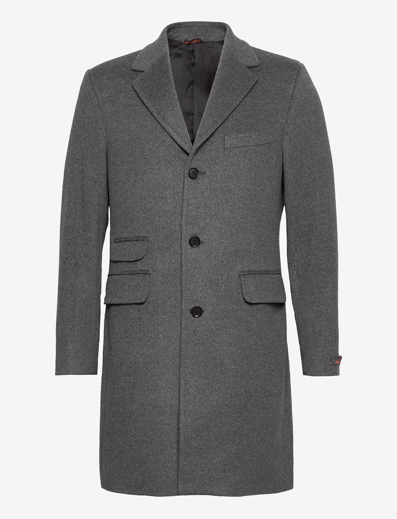 grey wool cashmere coat