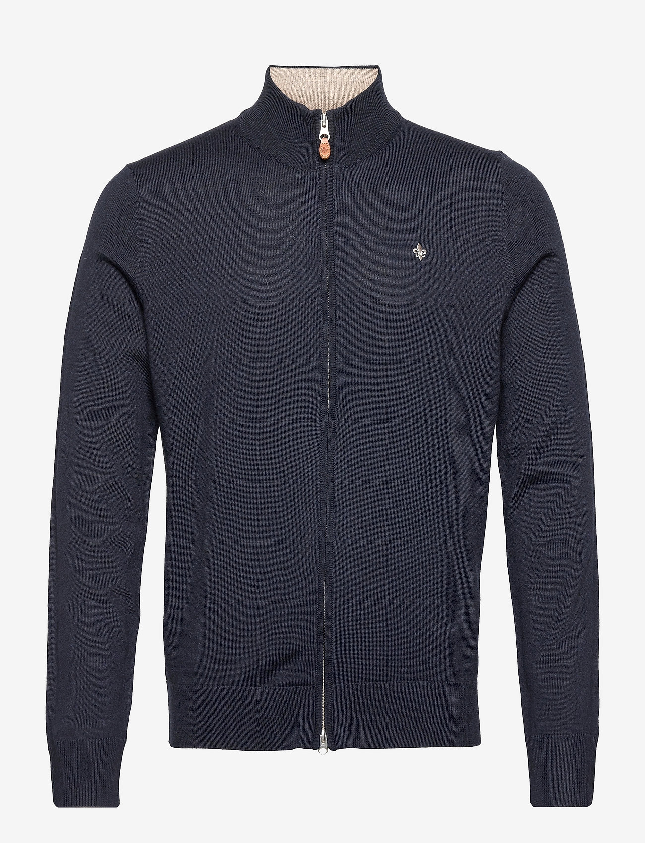 Morris Merino Zip Cardigan Cardigans