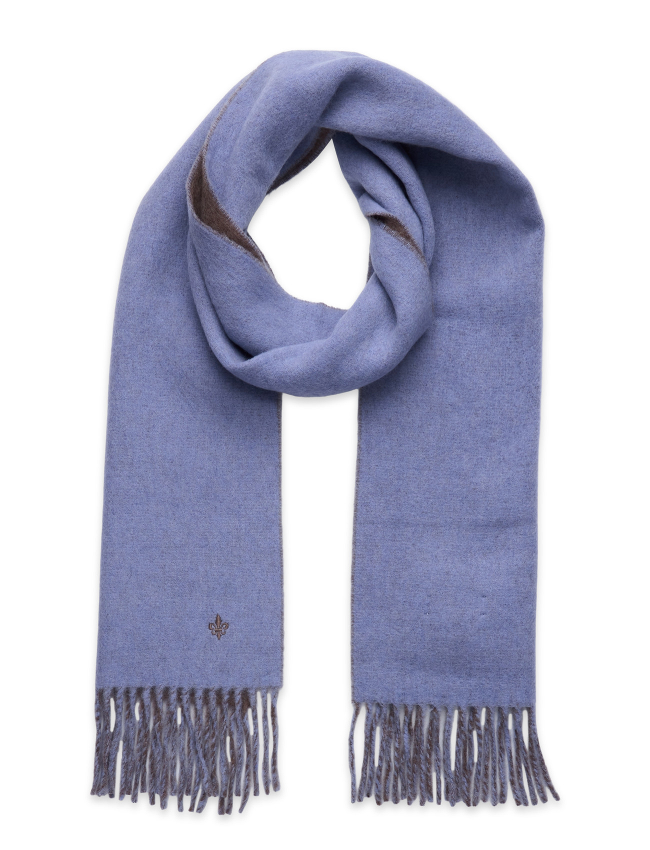Morris Double Face Scarf, One Size, Blue, Tørklæder > Letvægtstørklæder, Herre