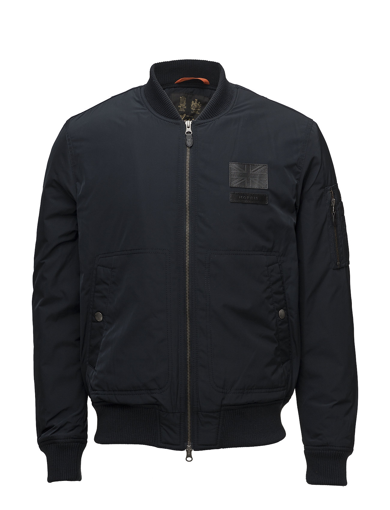 Barnes Bomber Jacket Bomberjack Jack Blauw Morris morris kopen in de aanbieding