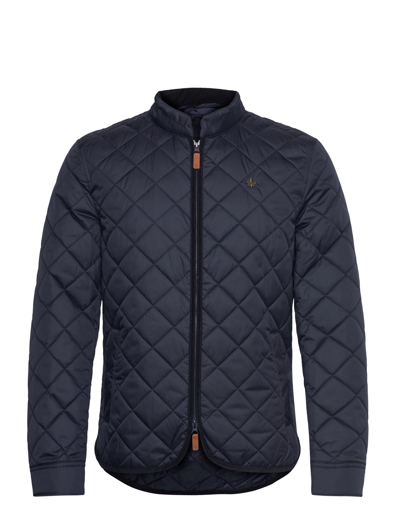 Morris Teddy Quilted Jacket Marinblå