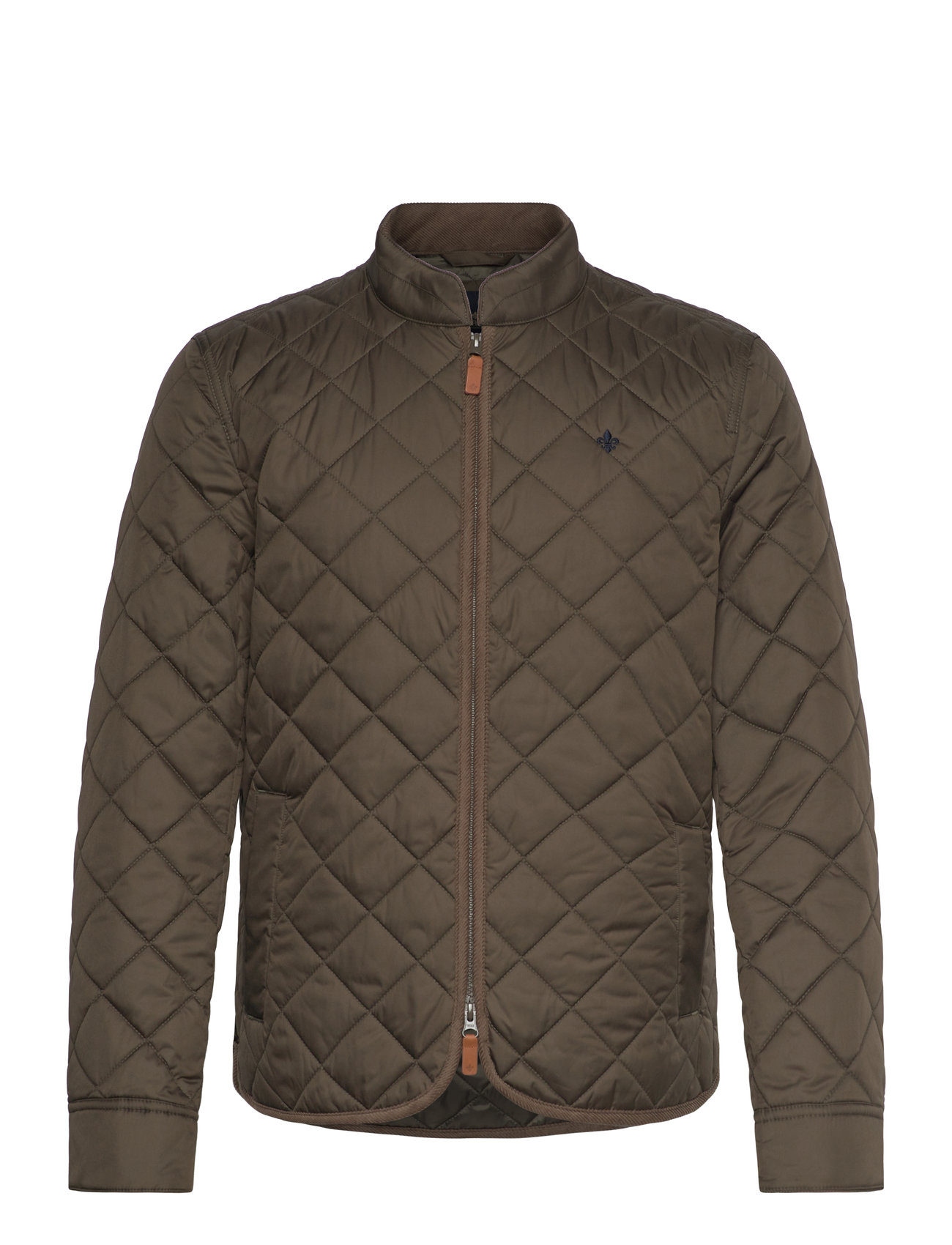 Morris Teddy Quilted Jacket Khaki Green