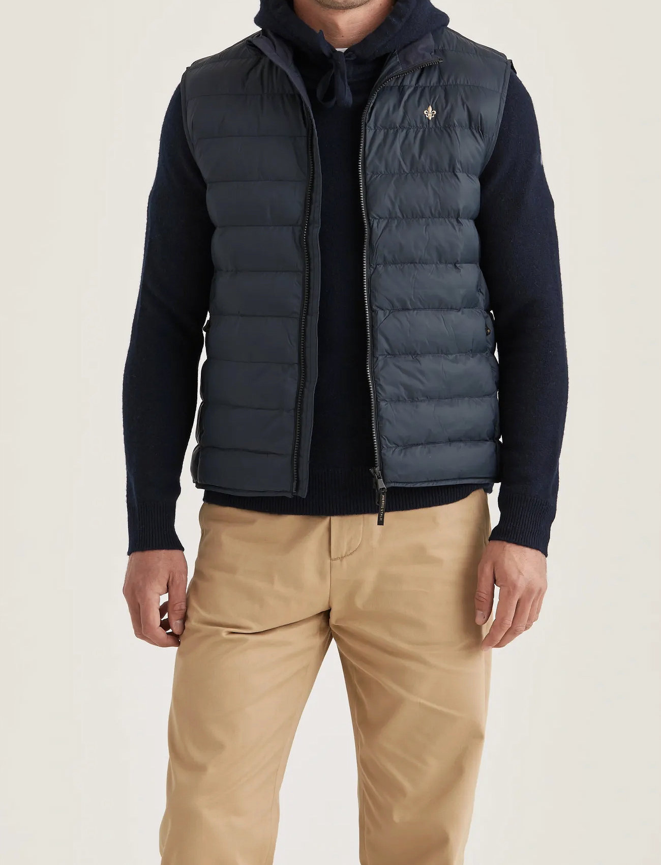 Morris Norfolk Liner Vest, XL, Navy, Designere > Veste, Herre