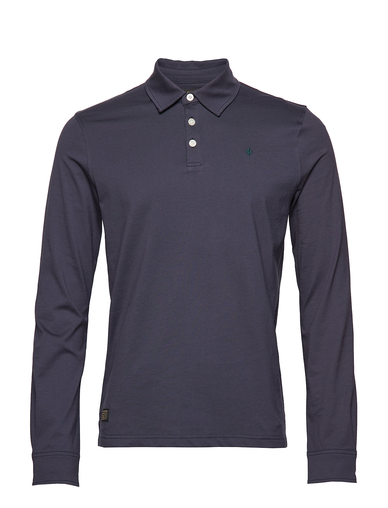 Juan Long Sleeve Shirt Poloshirt Polo Lange Mouwen Blauw Morris morris kopen in de aanbieding