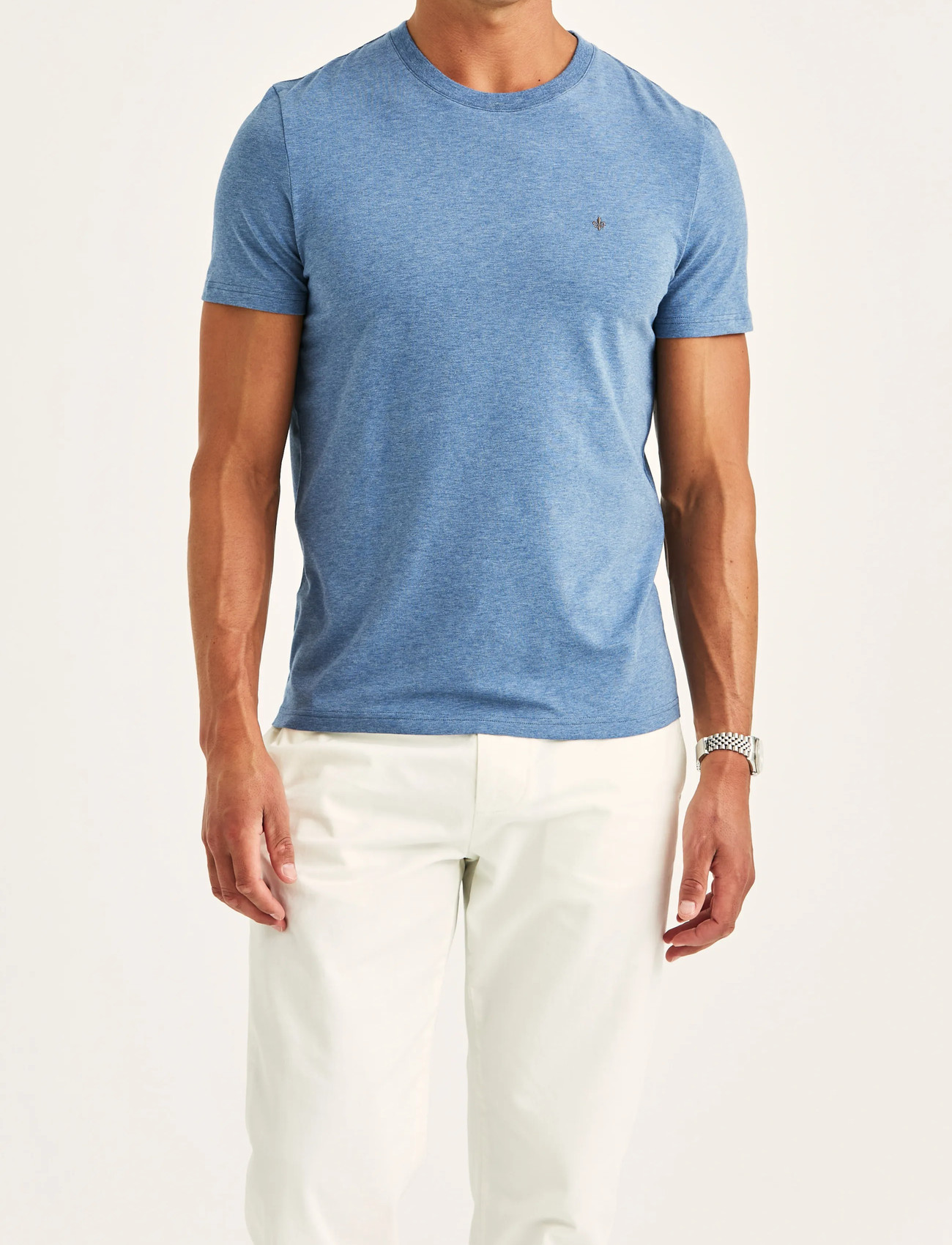 Morris James Tee, S, Blue, T-Shirts > Kortærmede, Herre