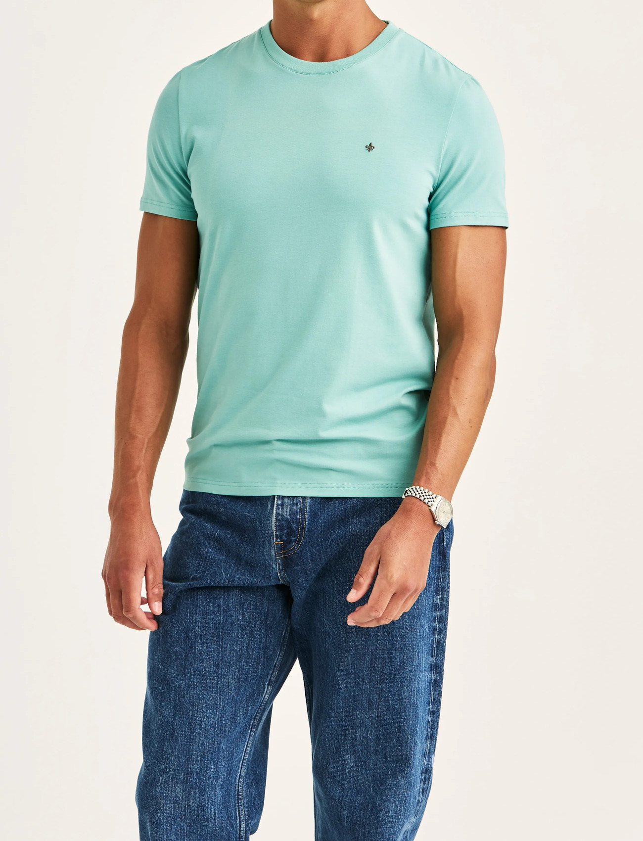 Morris James Tee, L, Green, T-Shirts > Kortærmede, Herre