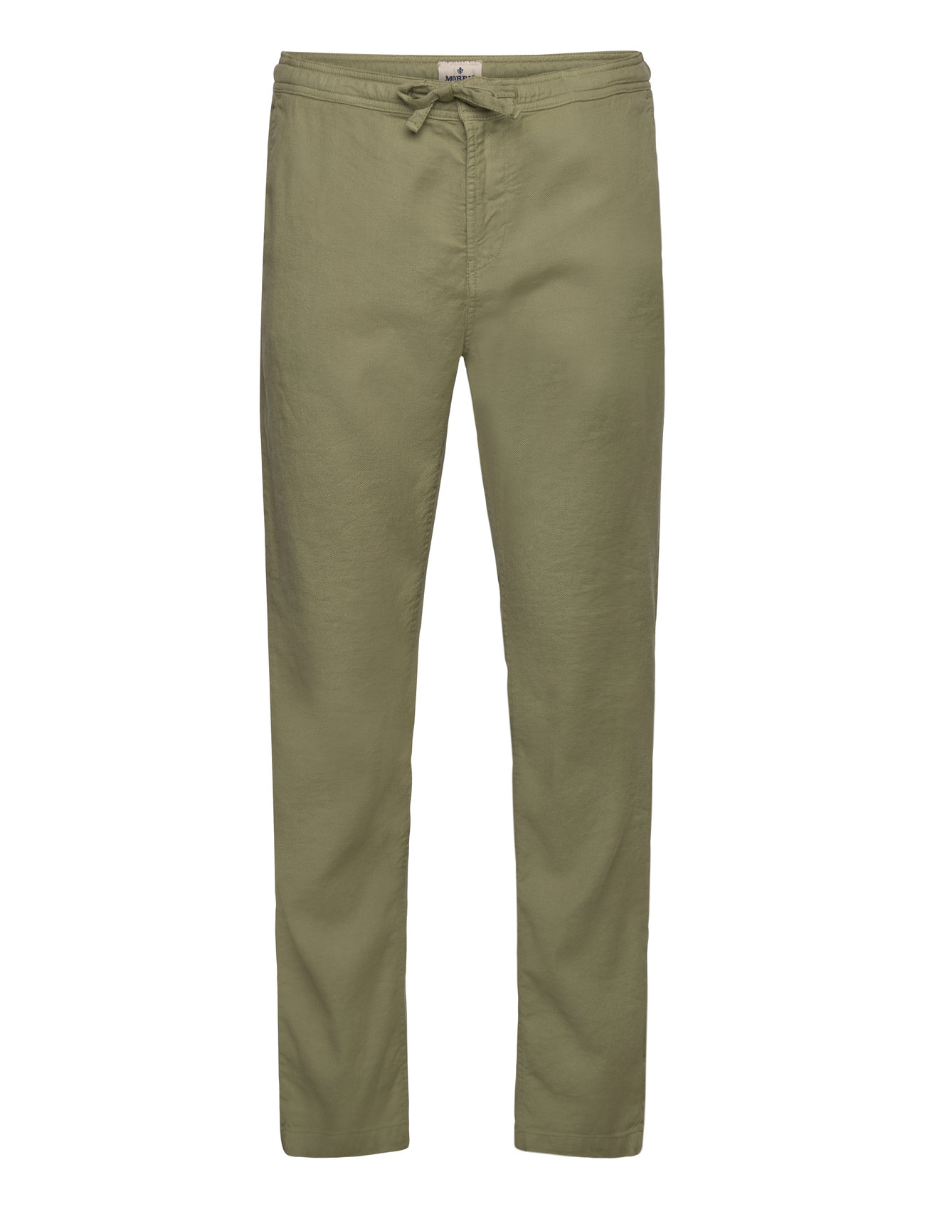 Morris Fenix Linen Trouser, L, Green, Bukser > Bukser I Hør, Herre