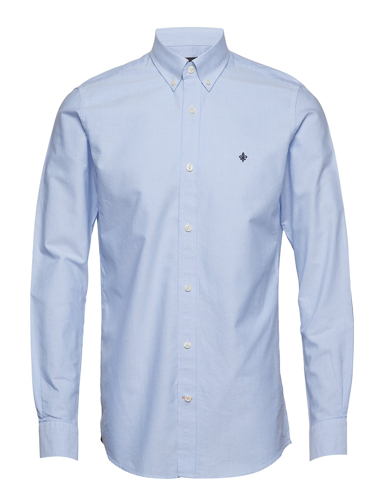 Oxford Button Down Shirt Skjorte Casual Blå Morris