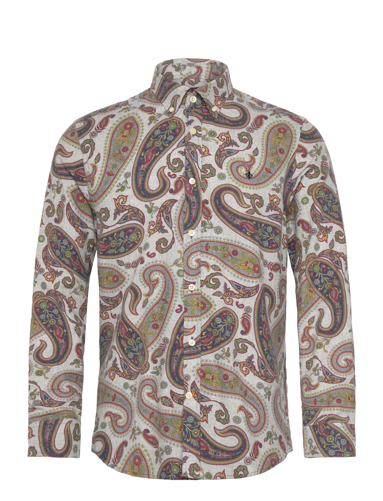 Morris Flannel Paisley Shirt-Slim Fit, XS, Multi/patterned, Shirts > Pattern Shirts, Herre