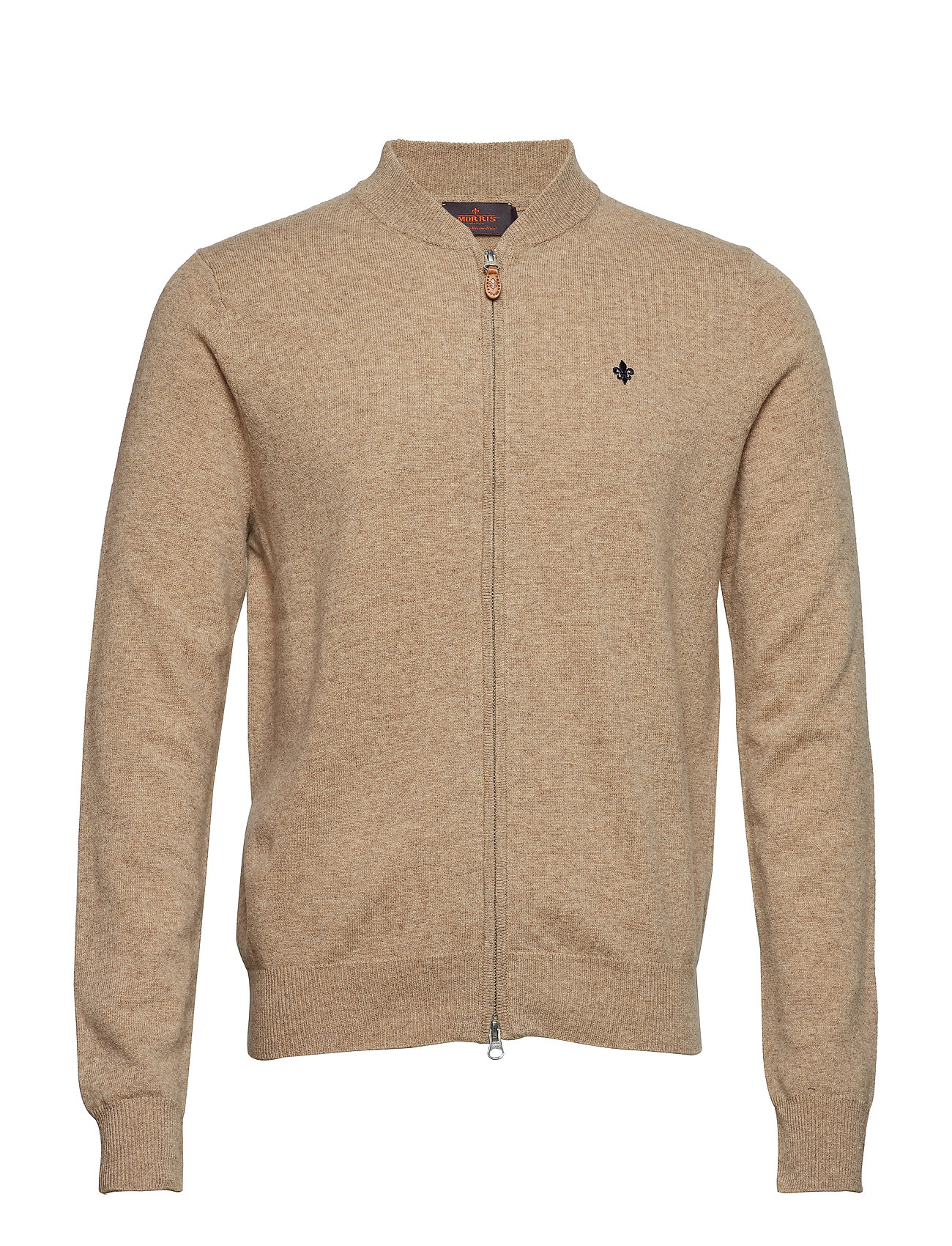 Bruce Zip Cardigan Gebreide Trui Beige Morris morris kopen in de aanbieding Bruce Zip Cardigan Gebreide Trui Beige Morris morris kopen in de aanbieding