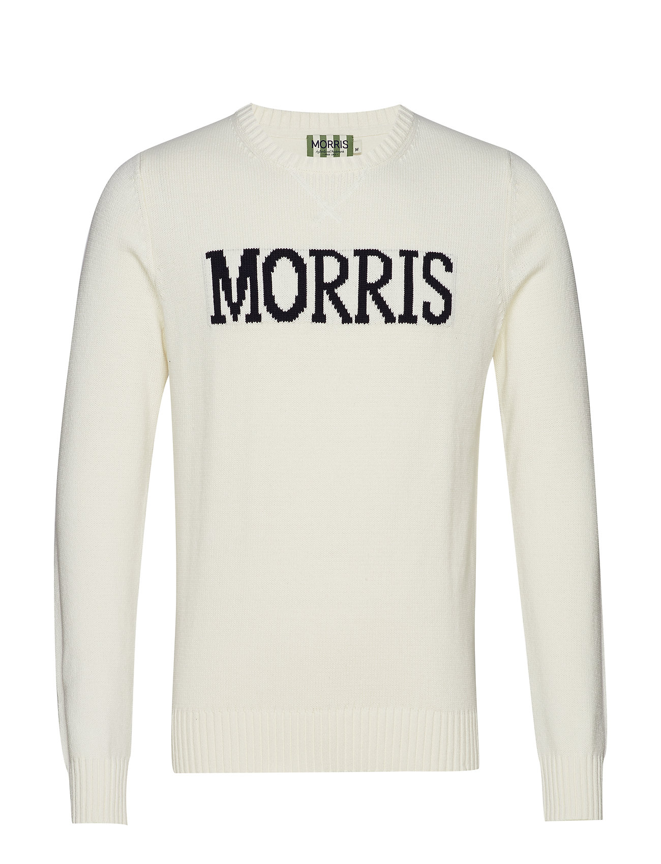 Edward Ck Gebreide Trui Met Ronde Kraag Creme Morris morris kopen in de aanbieding