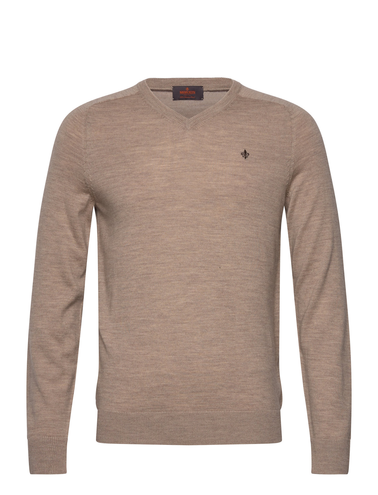 Morris Merino Vneck Beige