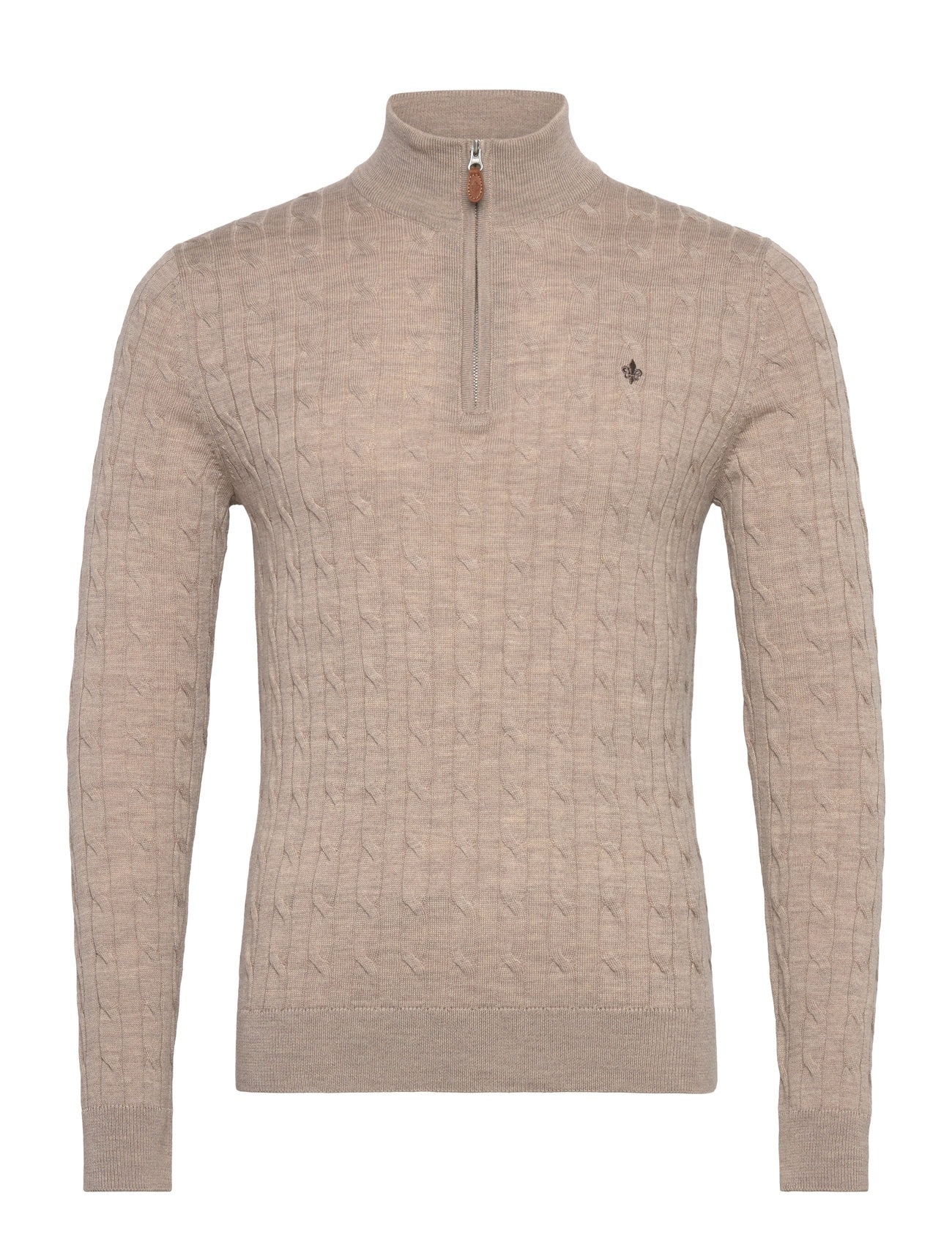 Morris Merino Cable John Zip Beige