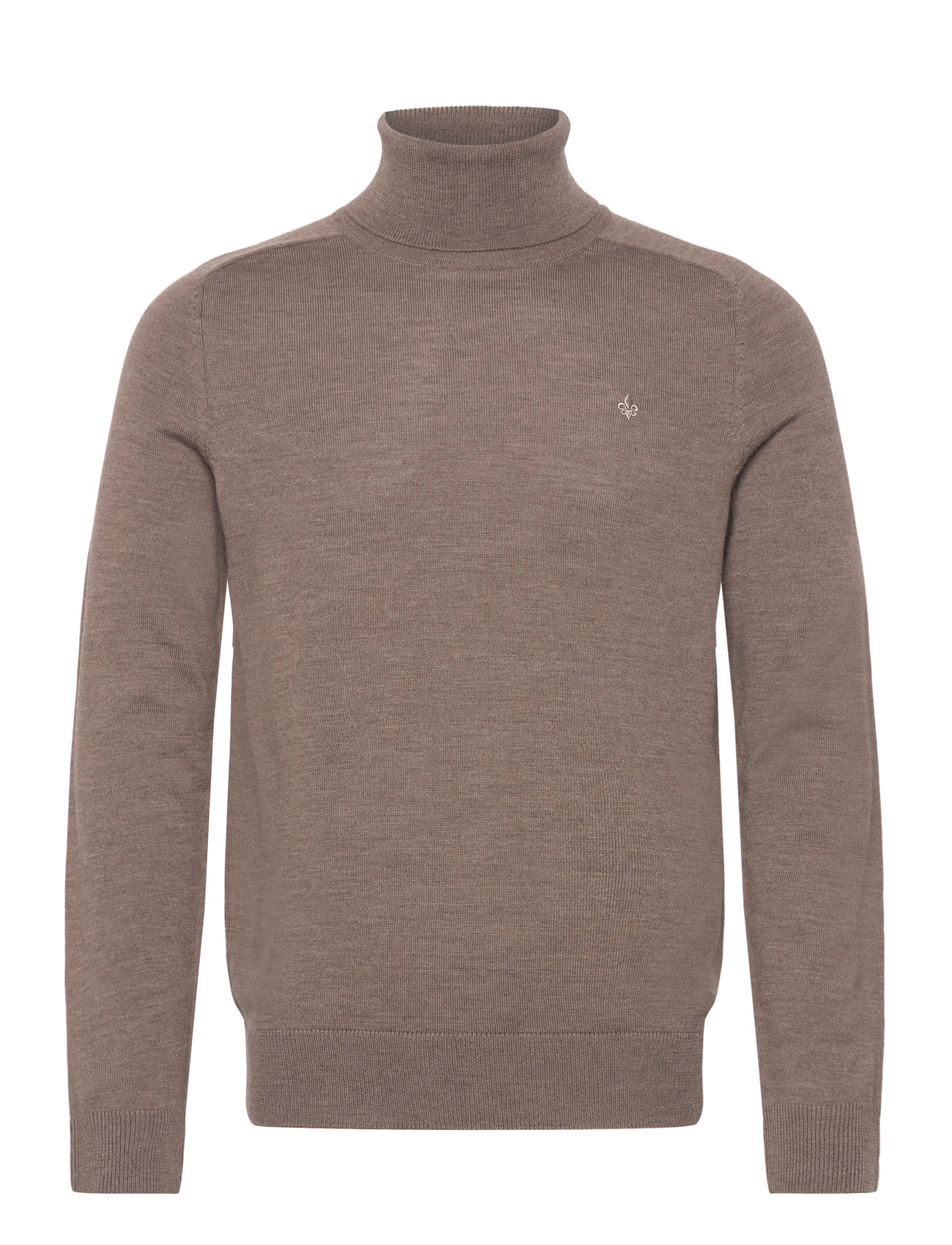 MORRIS Merino Roller Neck Braun - M - Herren