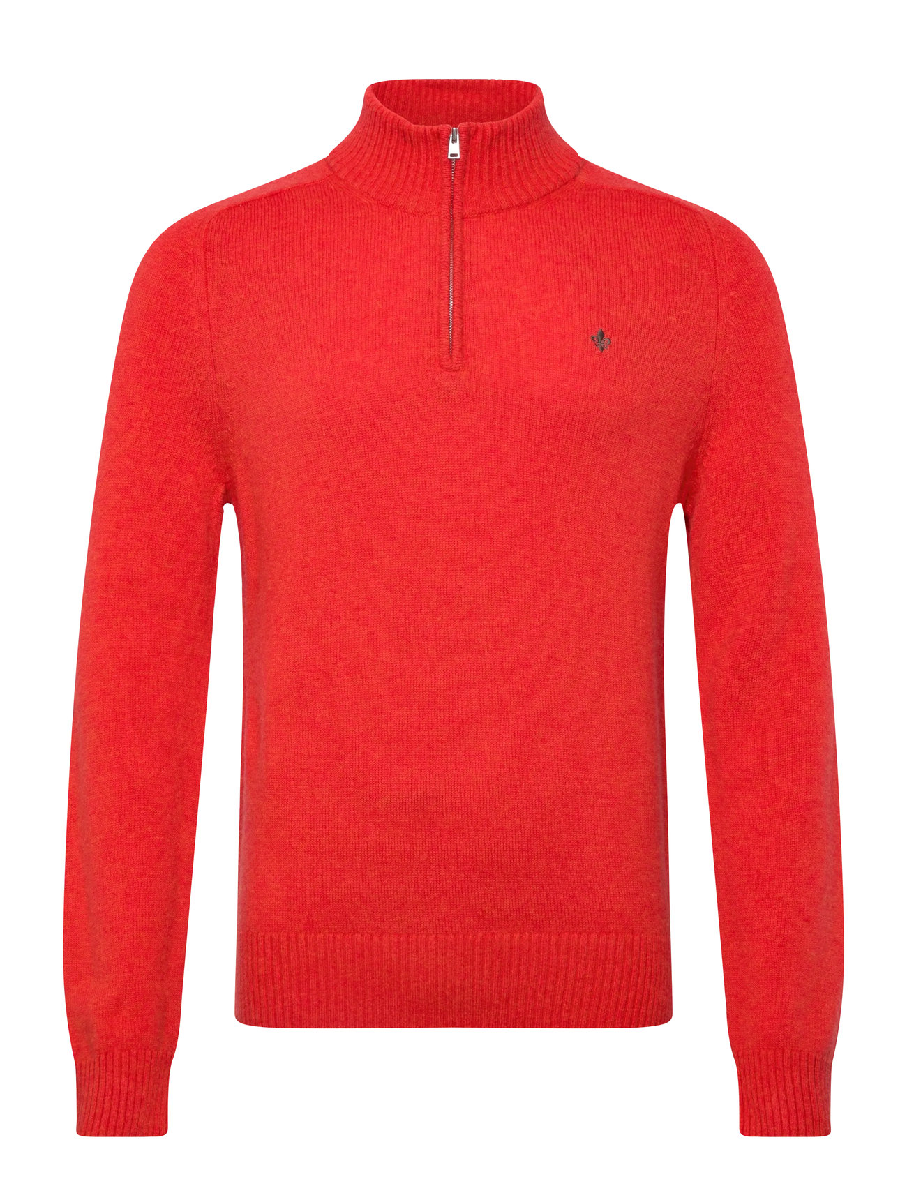 MORRIS New Hertford Half Zip Rot - S - Herren