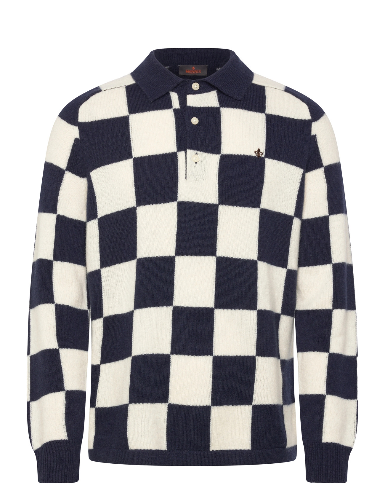 MORRIS Graham Strick Rugger Navy - M - Herren