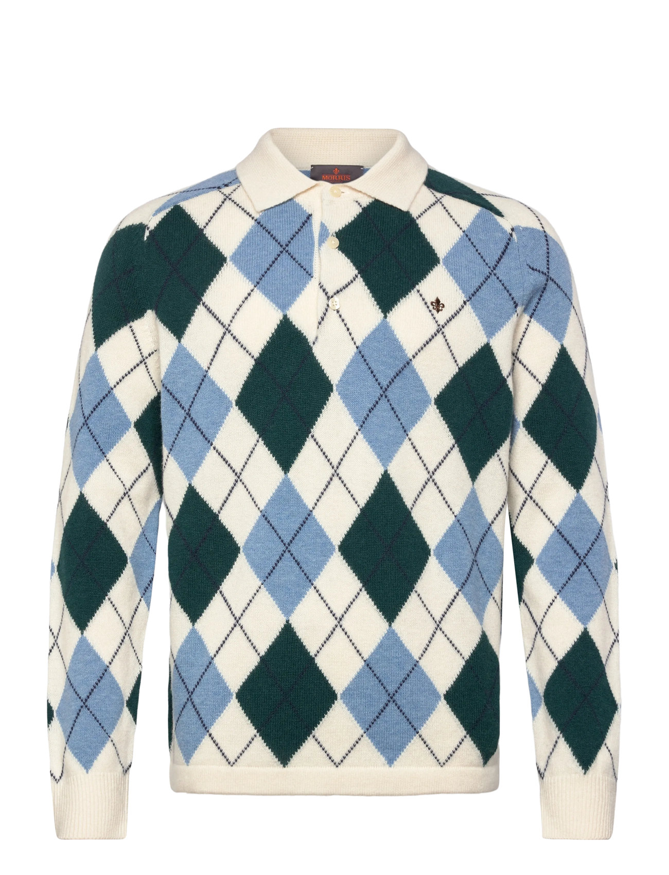 MORRIS Graham Strick Rugger Patterned - S - Herren