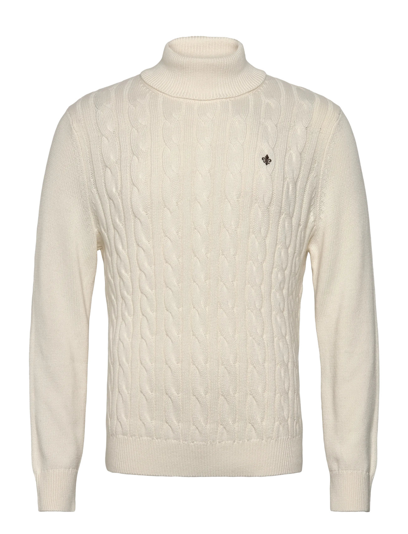 MORRIS Nathan Cable Roller Neck Weiß - XXL - Herren