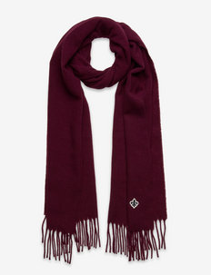 Colin Scarf - winter scarves - wine red