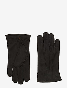 Morris Suede Gloves - hansker - black