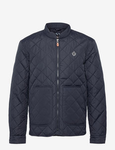 Kensington Quilted Jacket - spring jackets - blue