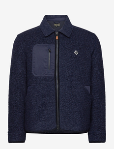 Brookley Pile Jacket - winter jackets - blue