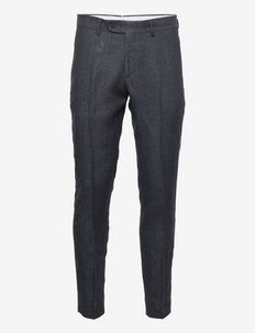 Rodney Linen Suit Trouser - spodnie lniane - navy