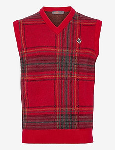 Renfred Slipover - knitted vests - red