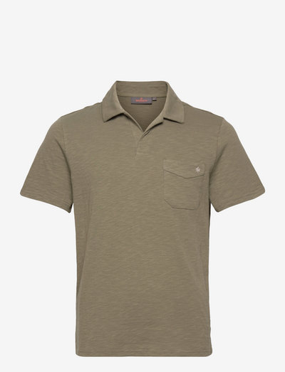 Clopton Jersey Shirt - polo krekli ar īsām piedurknēm - olive