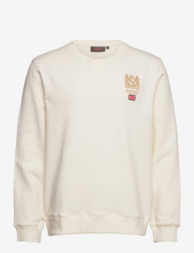 Trenton Sweatshirt - sportiska stila džemperi - off white