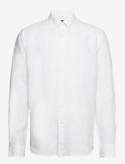 Douglas BD Linen Shirt LS - basic krekli - white