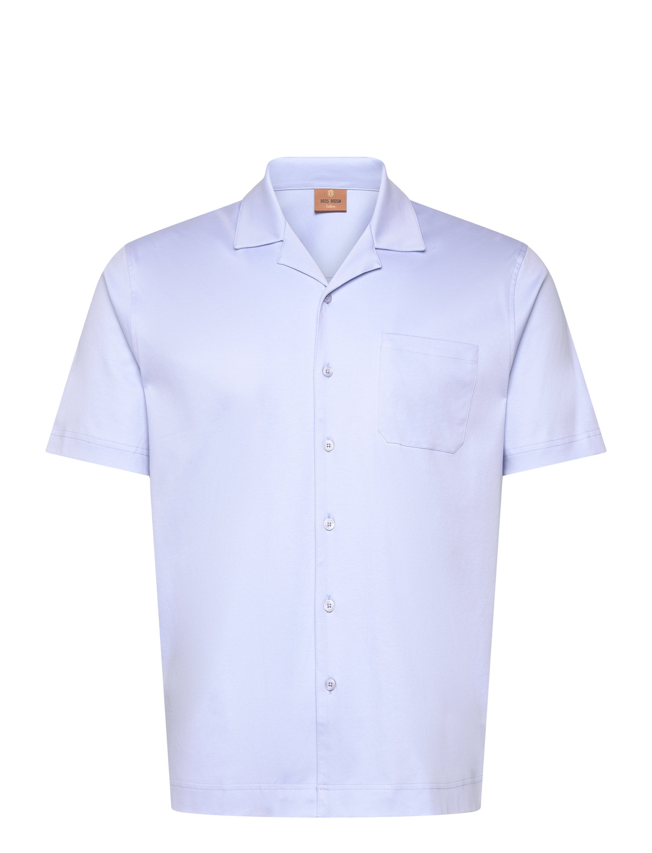 MOS MOSH GALLERY Mmgmarco Cuban Ss Shirt Blau - S - Herren