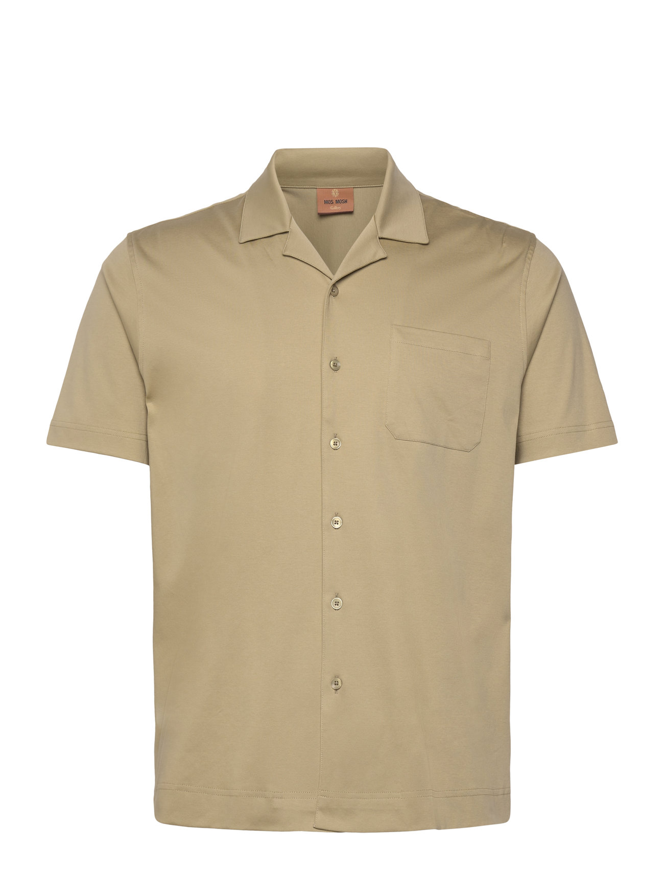 MOS MOSH GALLERY Mmgmarco Cuban Ss Shirt Grün - M - Herren