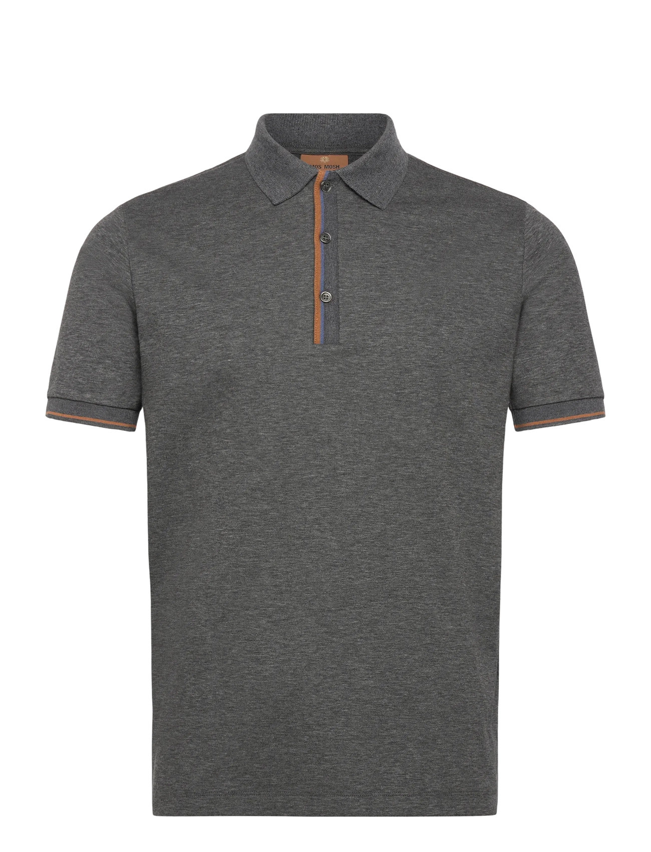 MOS MOSH GALLERY Mmgharvey Polo Ss Tee Grau - M - Herren