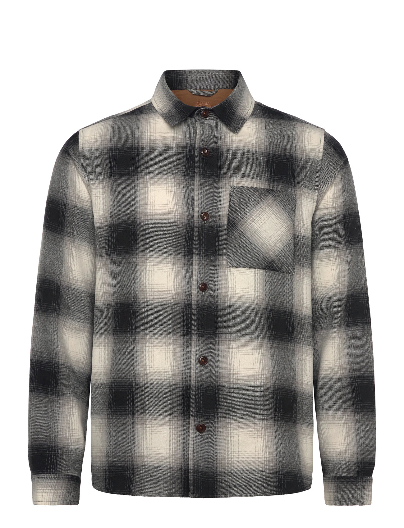 Mos Mosh Gallery Mmgdavid Shadow Overshirt, XL, Grey, Shirts > Flannel Shirts, Herre
