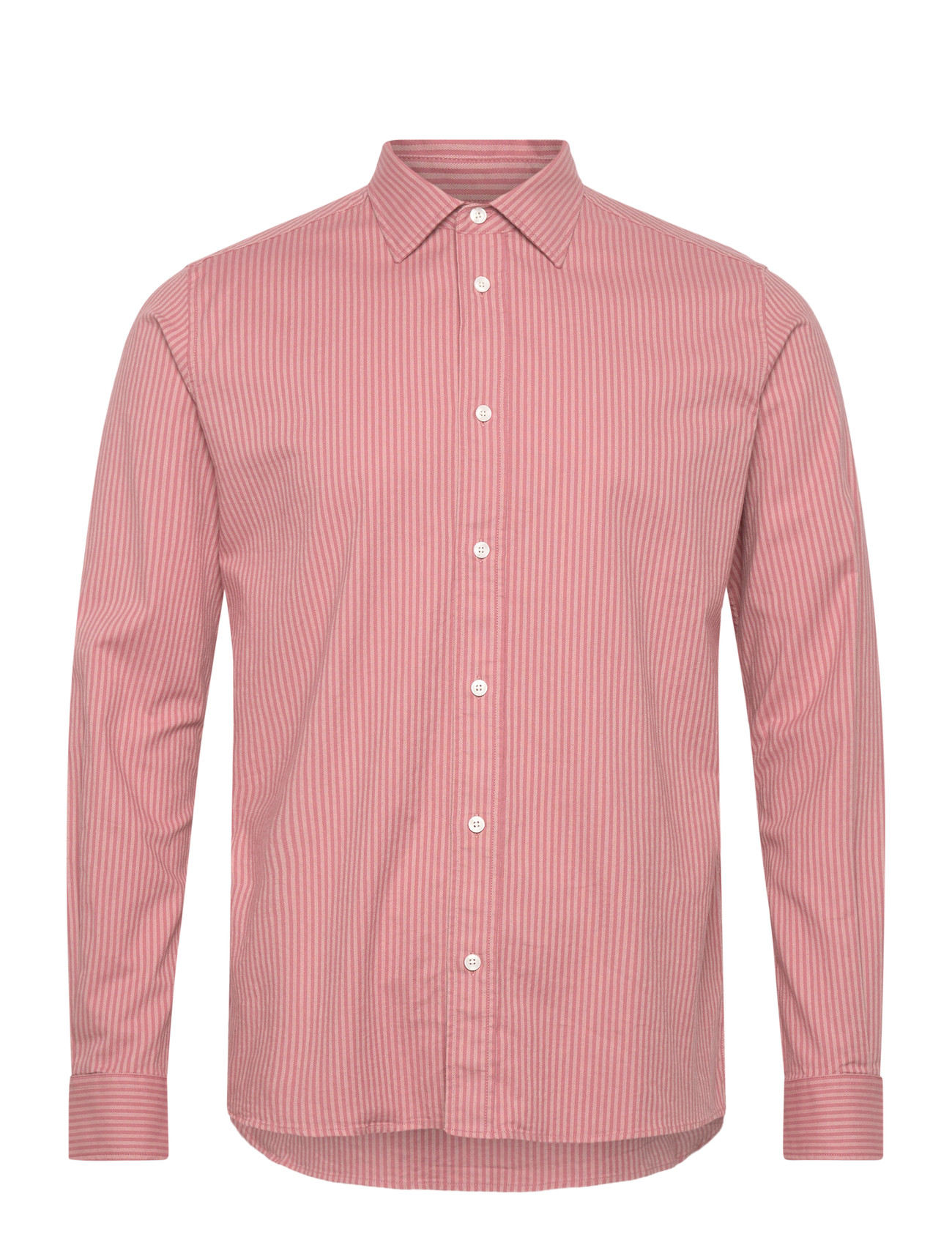 Mos Mosh Gallery Mmgmarco Oxford Stripe Shirt, S, Pink, Shirts > Striped Shirts, Herre