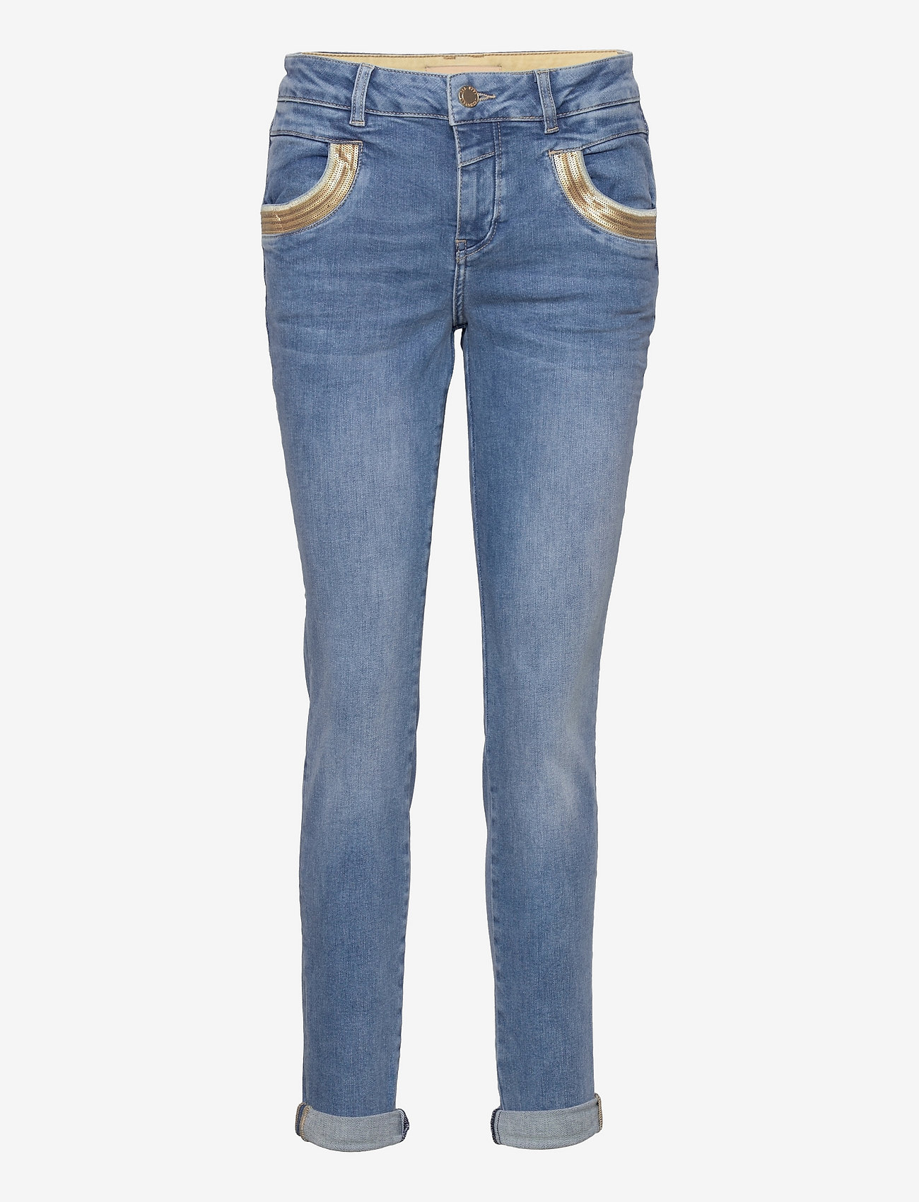 MOS MOSH - Naomi Wave Jeans - slim jeans - light blue - 0