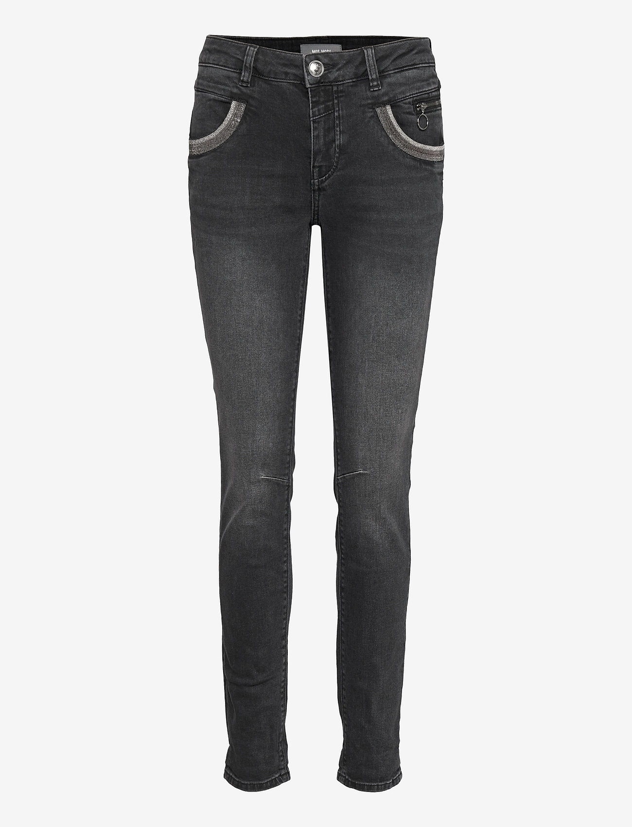 MOS MOSH - Naomi Shade Washed Jeans - slim jeans - grey wash - 0