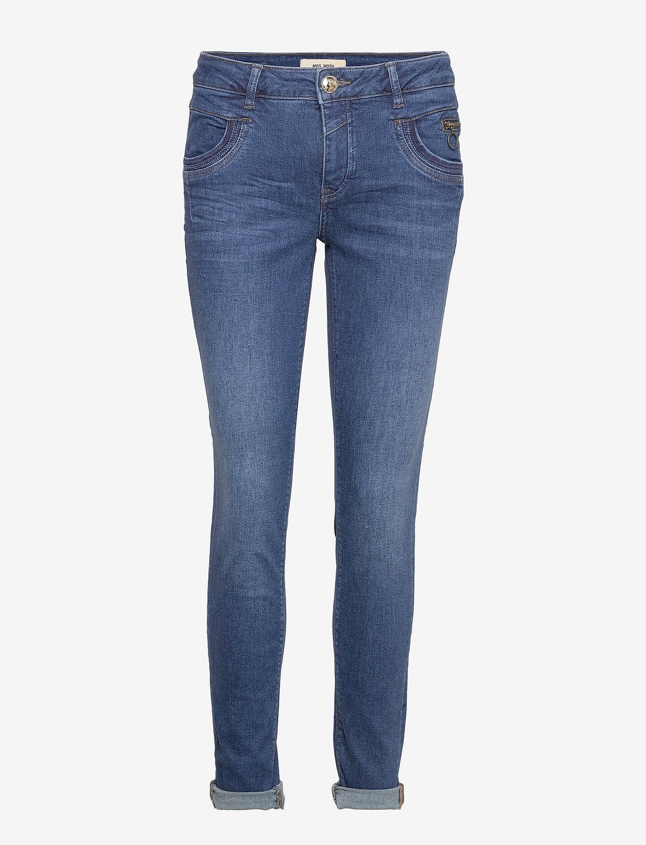 MOS MOSH Naomi Mavi Jeans - Straight 