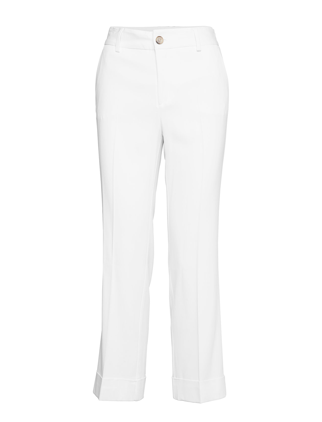 Bella Pant Pantalon Met Rechte Pijpen Wit Mos Mosh mos mosh kopen in de aanbieding