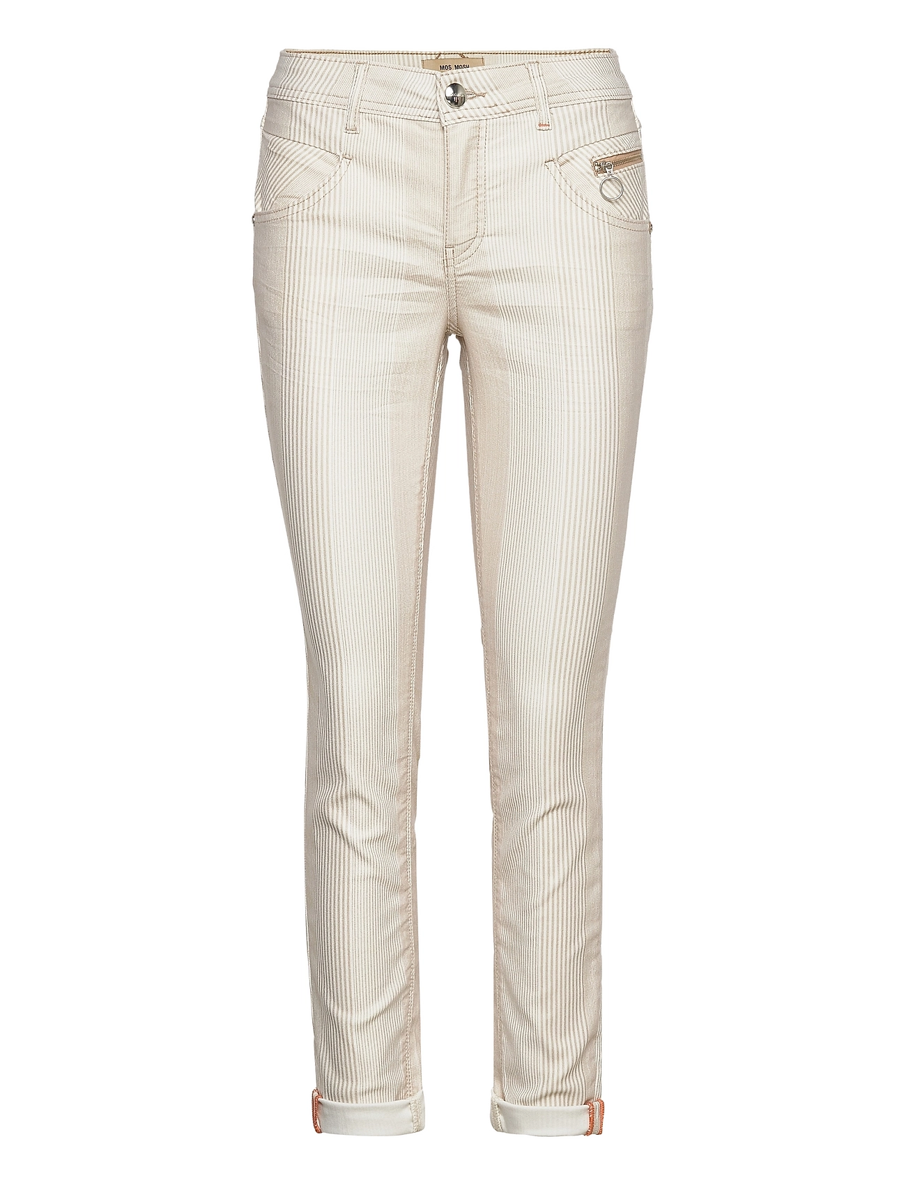 Jane Austen George Stevenson aIDS MOS MOSH Nelly Feather Stripe Pant - Skinny jeans - Boozt.com