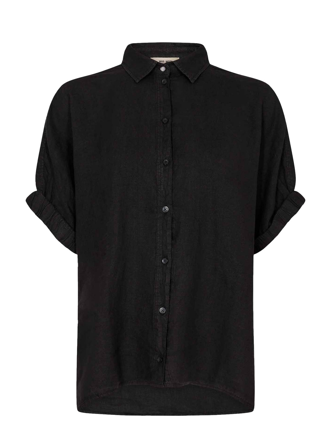 MOS MOSH Aven Ss Linen Shirt - Short-sleeved shirts - Boozt.com