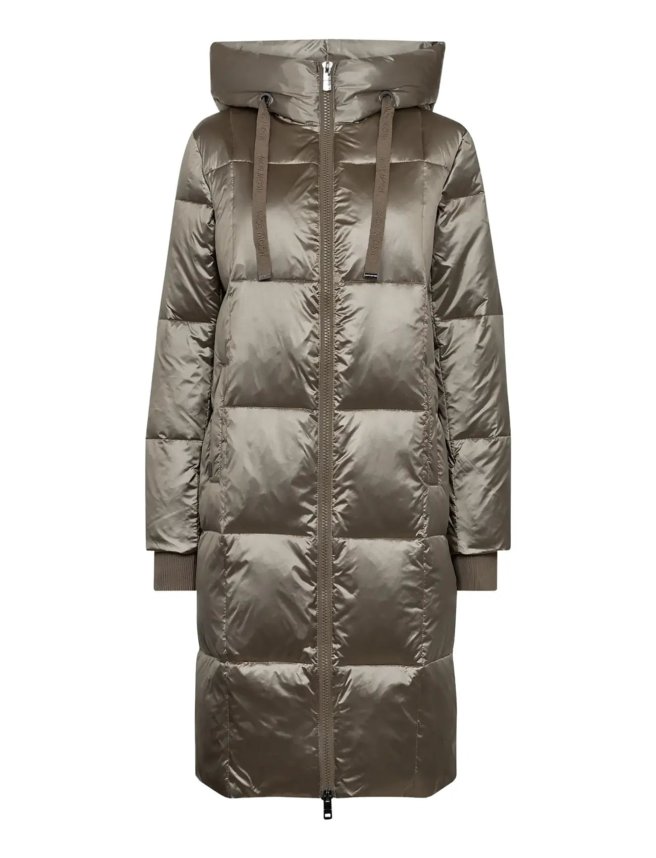 MOS MOSH Mmnova Metallic Down Jacke Khaki - XS - Damen