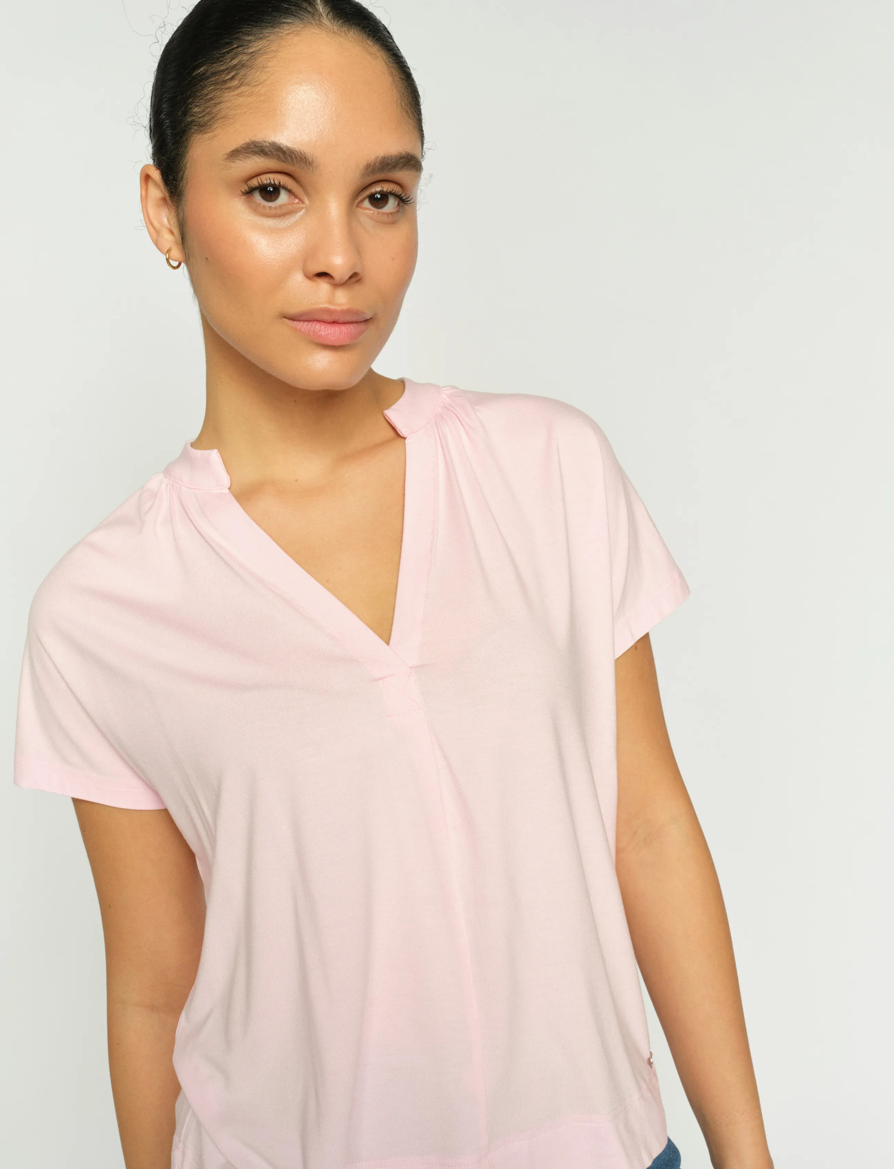 MOS MOSH Mmshira Tee, M, Pink, Bluser > Kortærmede, Dame