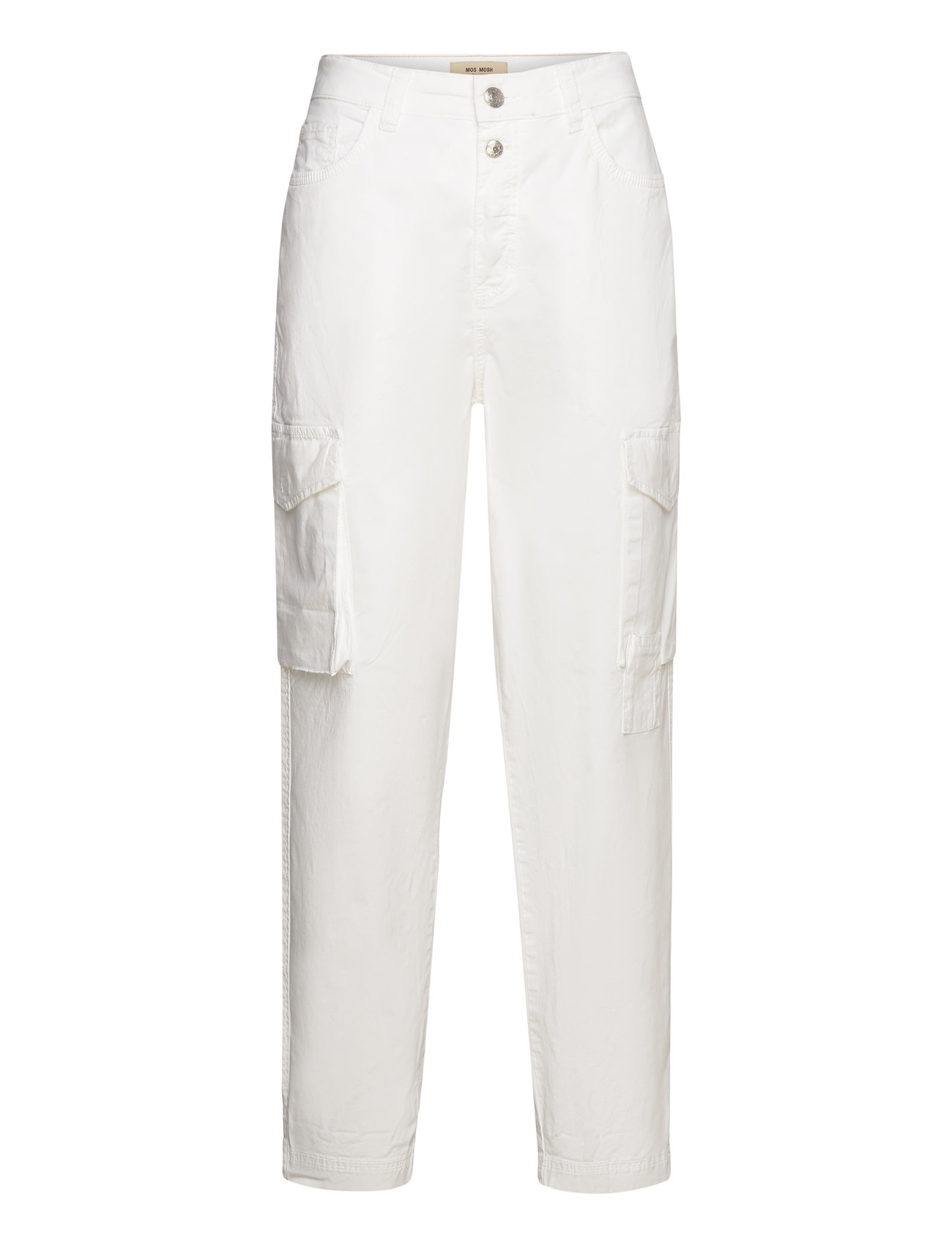 Mmadeline Rosita Cargo Pant Bottoms Trousers Cargo Pants White MOS MOSH