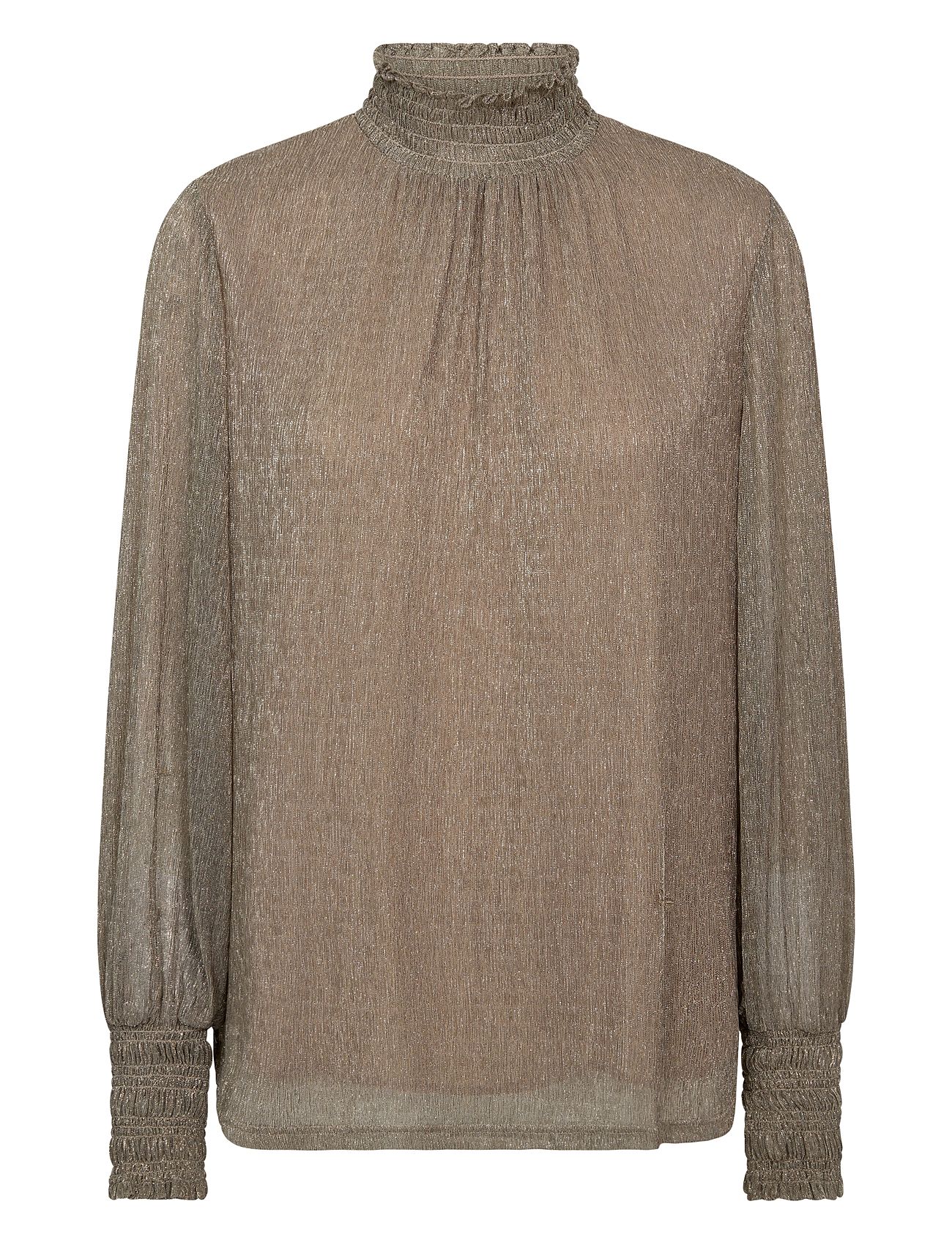 MOS MOSH Mmximena Glam Ls Blouse Beige