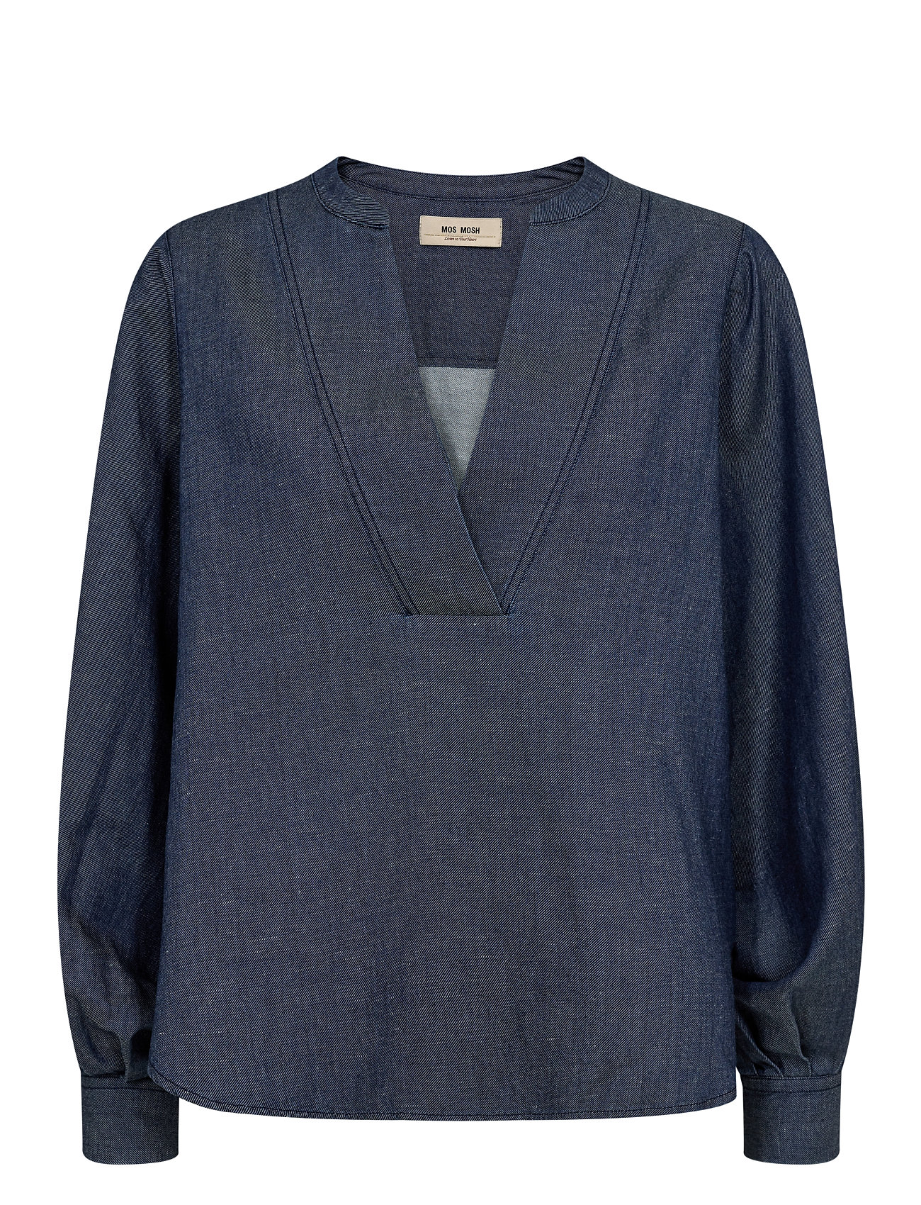 MOS MOSH Mmyen Denim Bluse Blau - XL - Damen